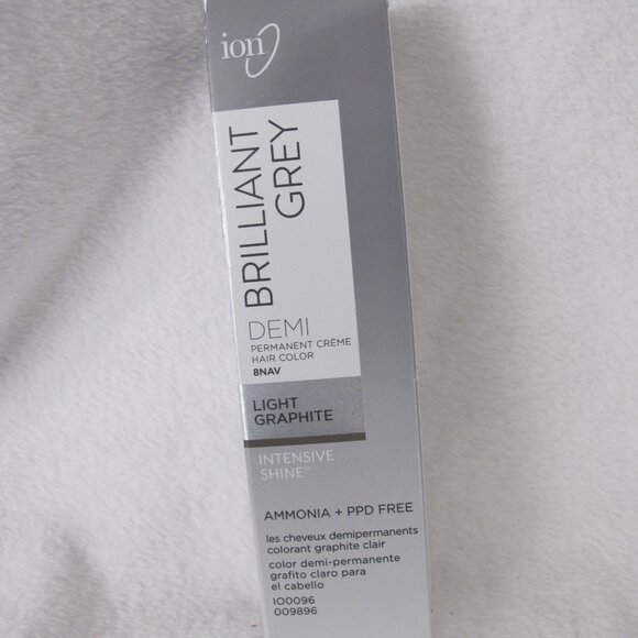 New ion Brilliant Grey Demi Permanent Hair Color - Picture 1 of 7